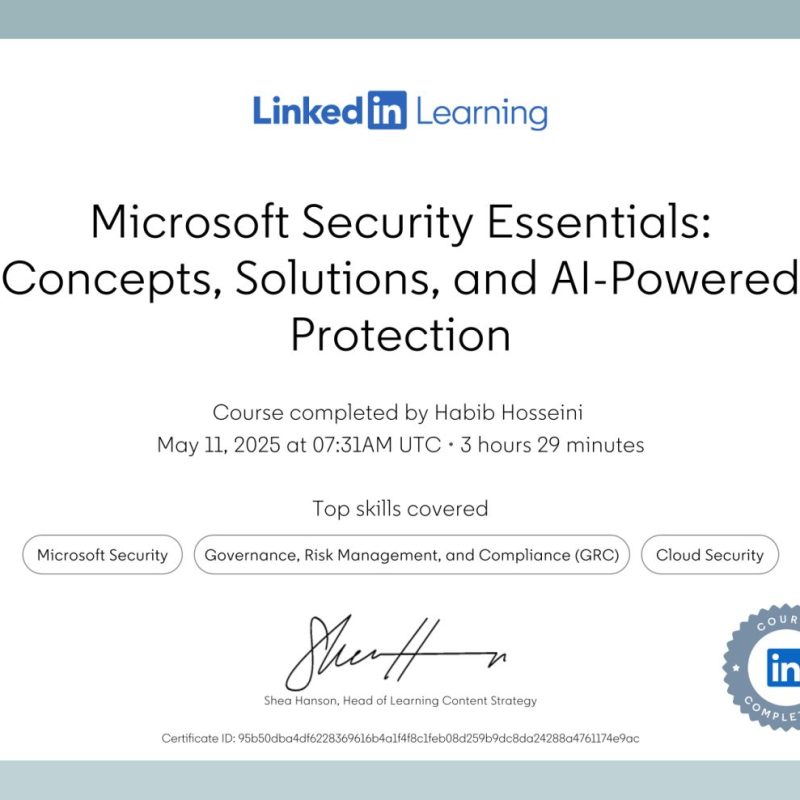 Microsoft Security Essentials: Concepts, Solutions, and AI-Powered Protection